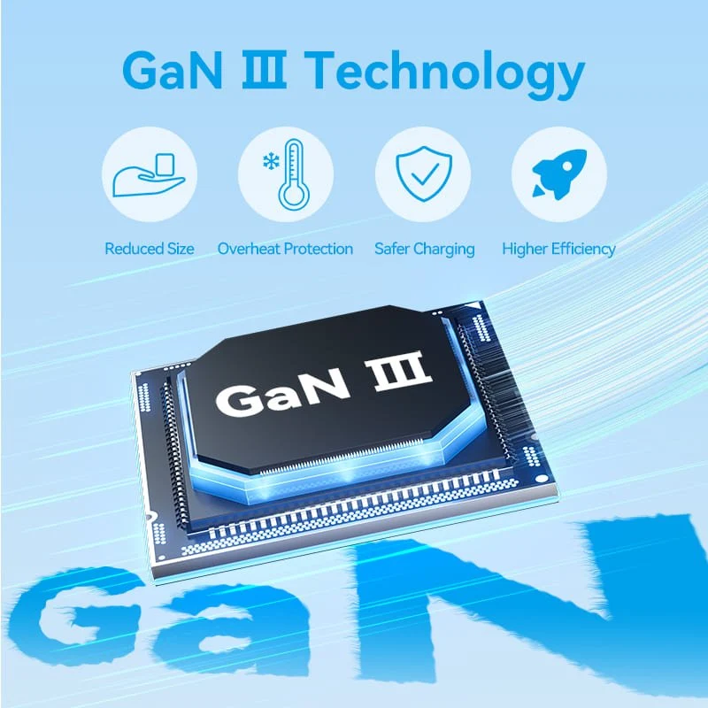 Vention 1-Port USB-C GaN Charger 20W with USB-C to USB-C Cable 1M EU-Plug - Image 6