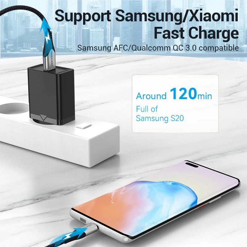 Vention 1-Port USB Wall Charger 18W EU-Plug - Image 5