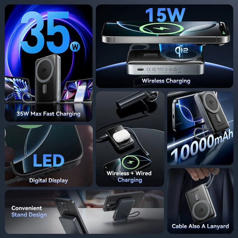Vention 10000mAh Power Bank 35W - Image 10