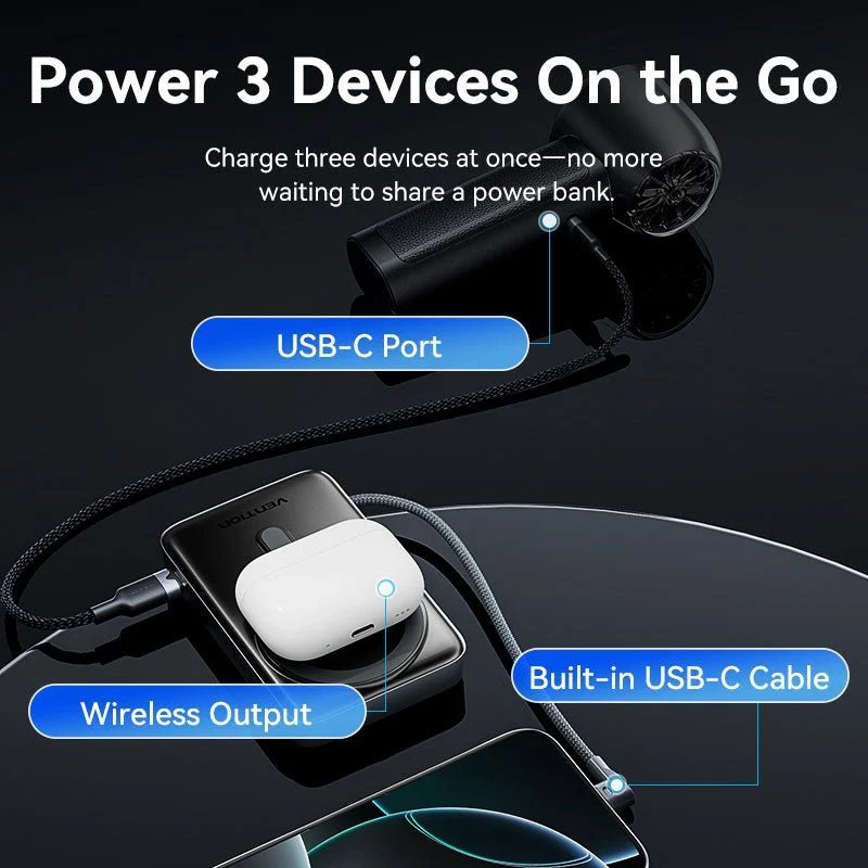 Vention 10000mAh Power Bank 35W - Image 15