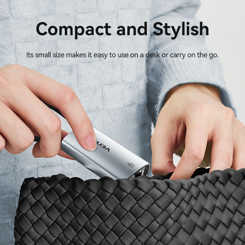 Vention USB-C to Gigabit Ethernet Adapter 0.15M Gray Aluminum Alloy Type - Image 6
