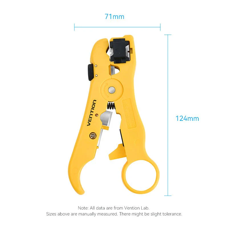 Vention Coaxial Cable Stripper Yellow - Image 14