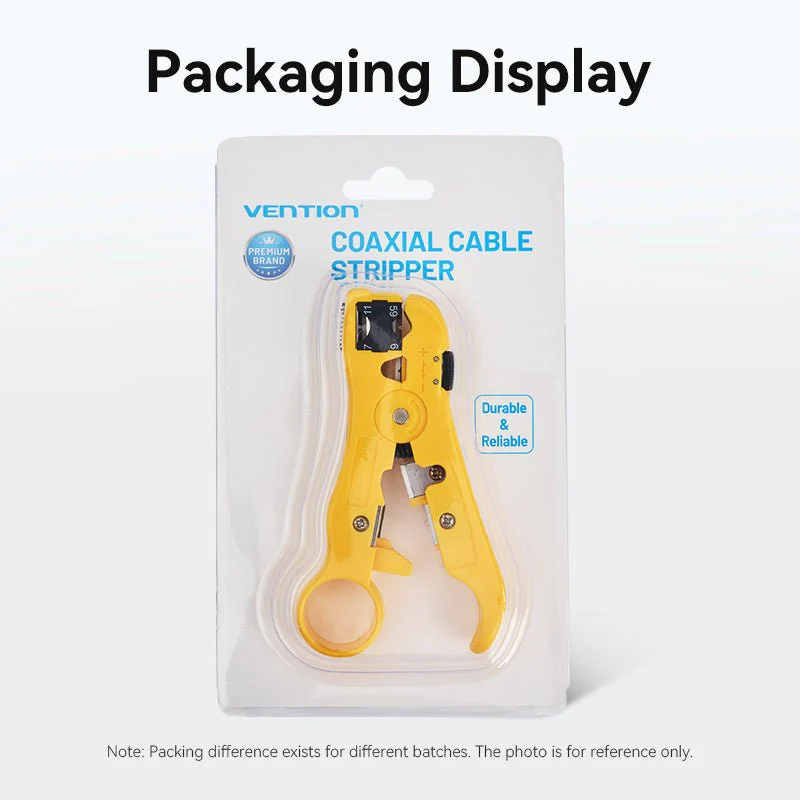 Vention Coaxial Cable Stripper Yellow - Image 15