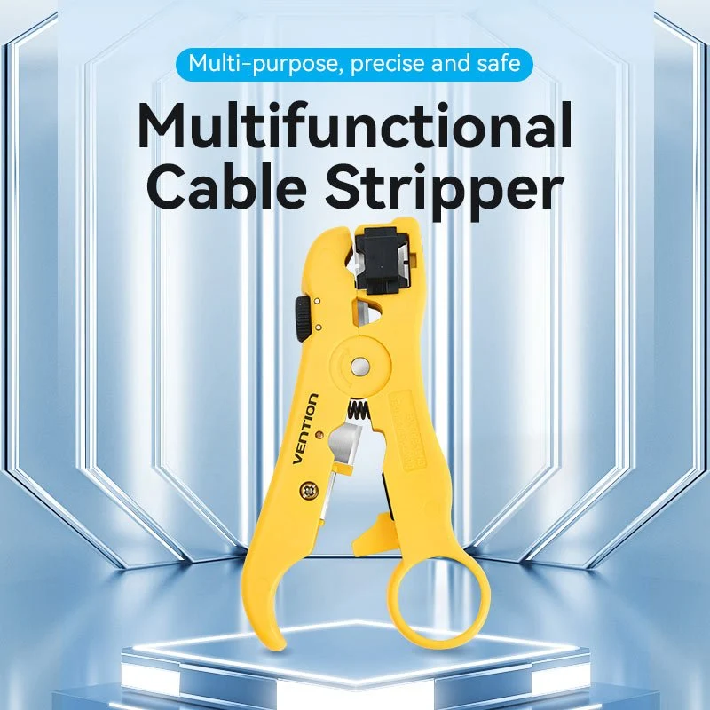 Vention Coaxial Cable Stripper Yellow - Image 2