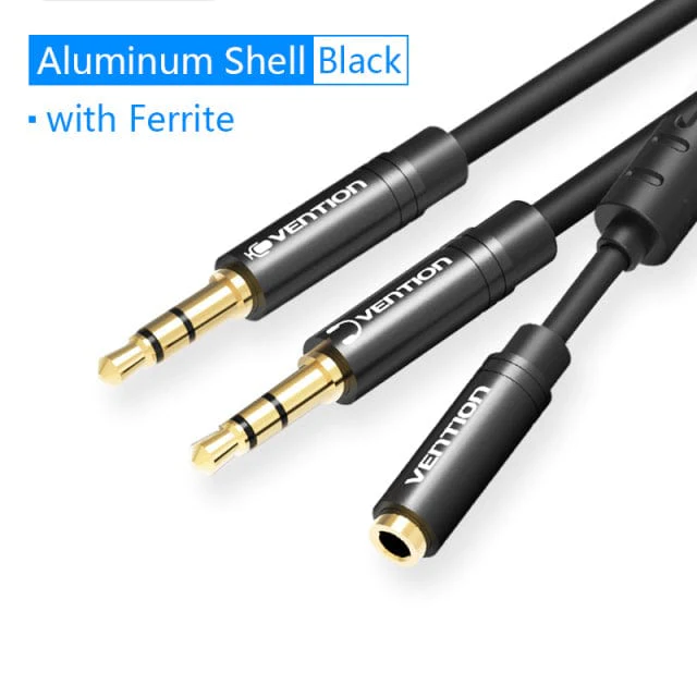 Vention 2 in 1 3.5mm Audio Cable - Image 10