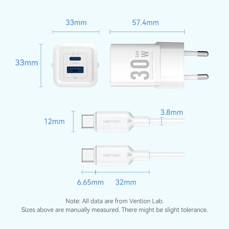 Vention 30W GaN Charging Kit - Image 13