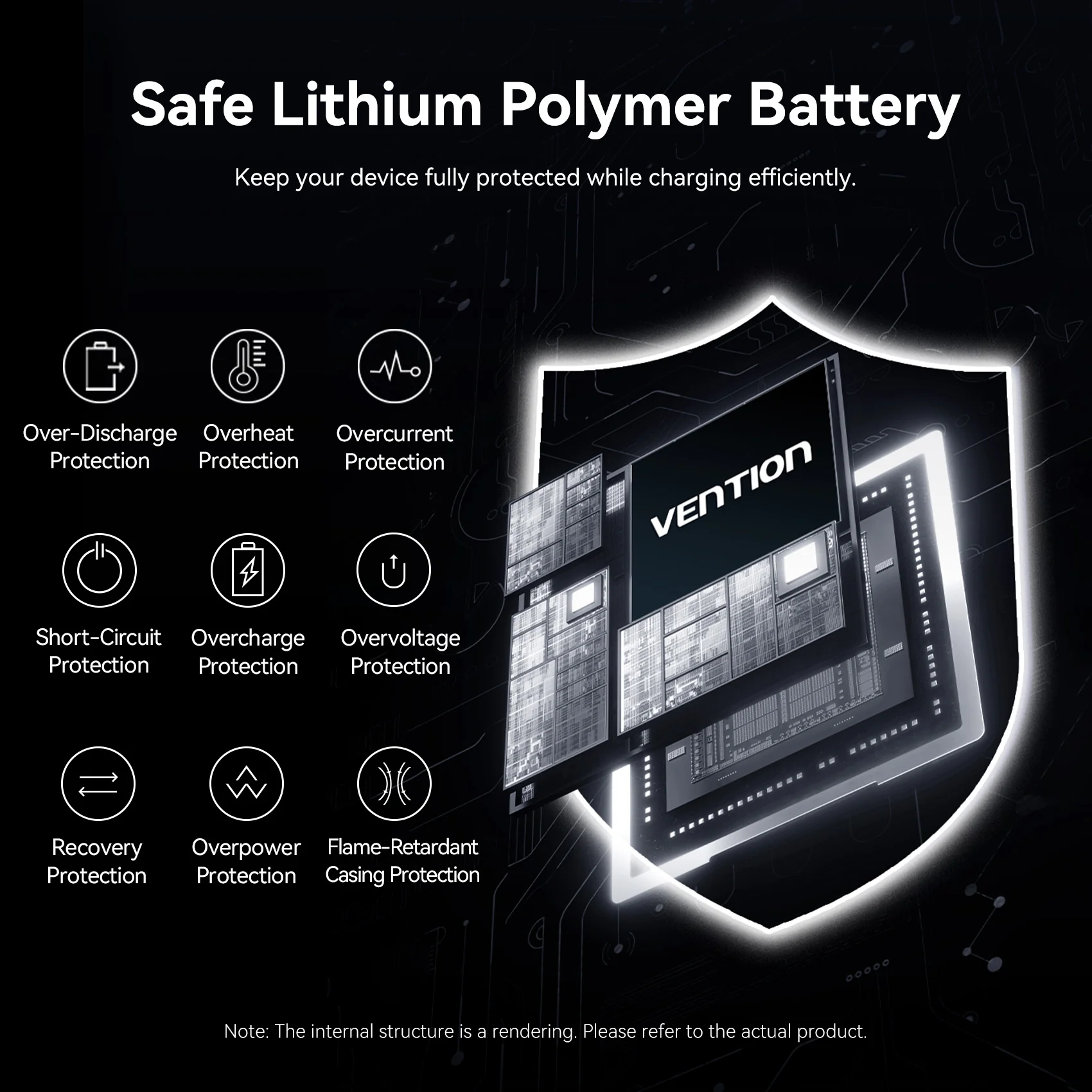 Vention 20000mAh Power Bank 45W - Image 12