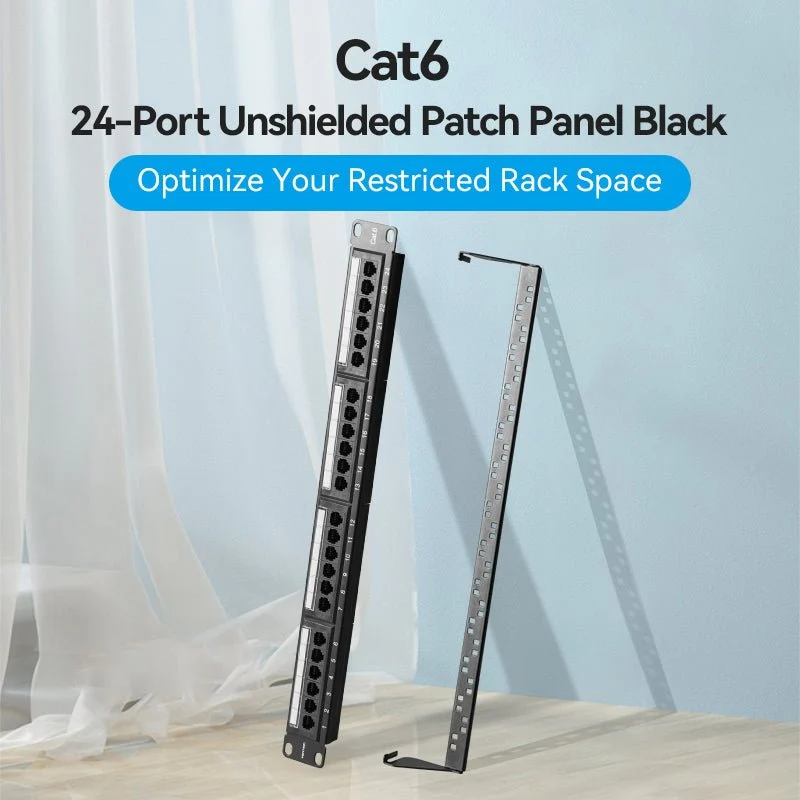Vention 24-port Cat6 Unshielded Patch Panel - Image 2