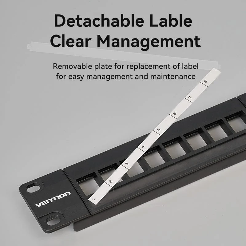 Vention Blank Keystone Patch Panel - Image 5