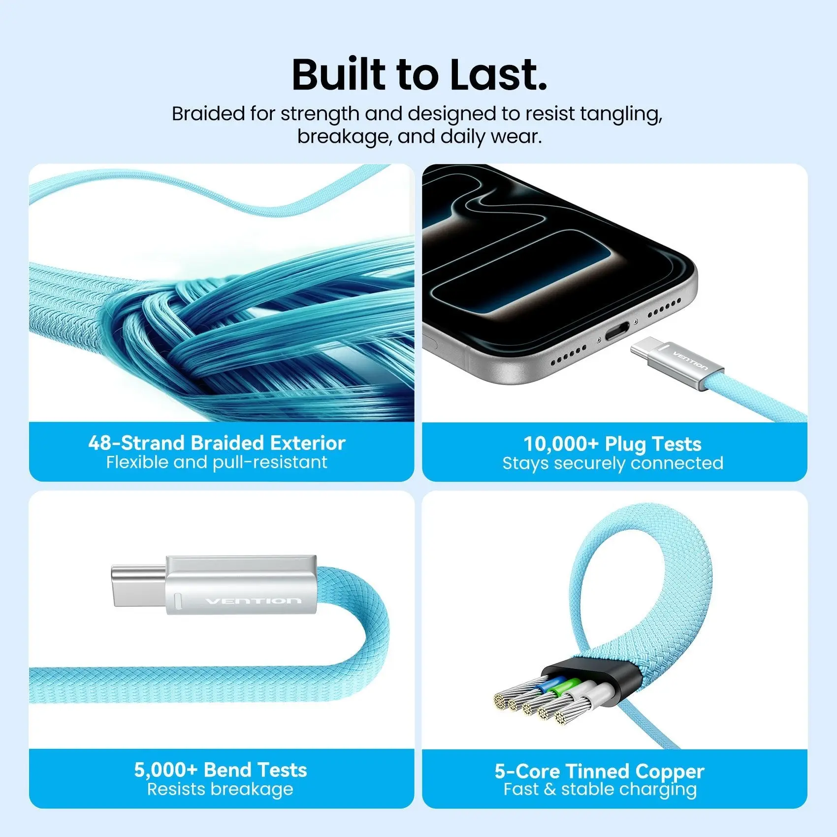 240W USB-C Slim Magnetic Fast Charging Cable - Image 13