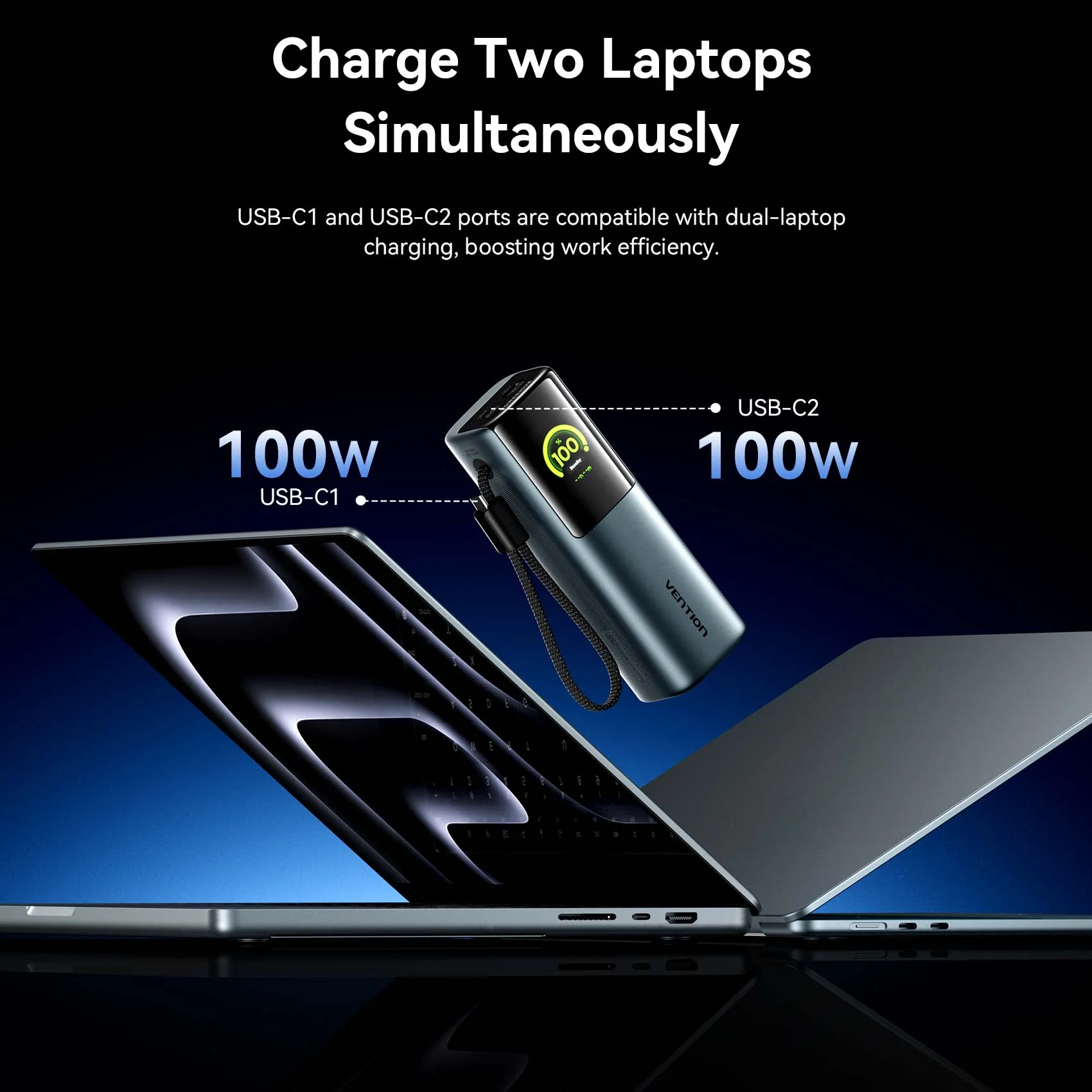 Vention 27000mAh Power Bank 200W - Image 9