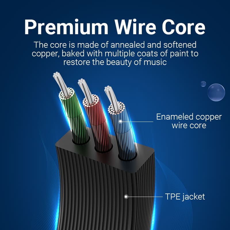 3.5MM Right Angle Male to Male Flat Aux Cable - Image 3