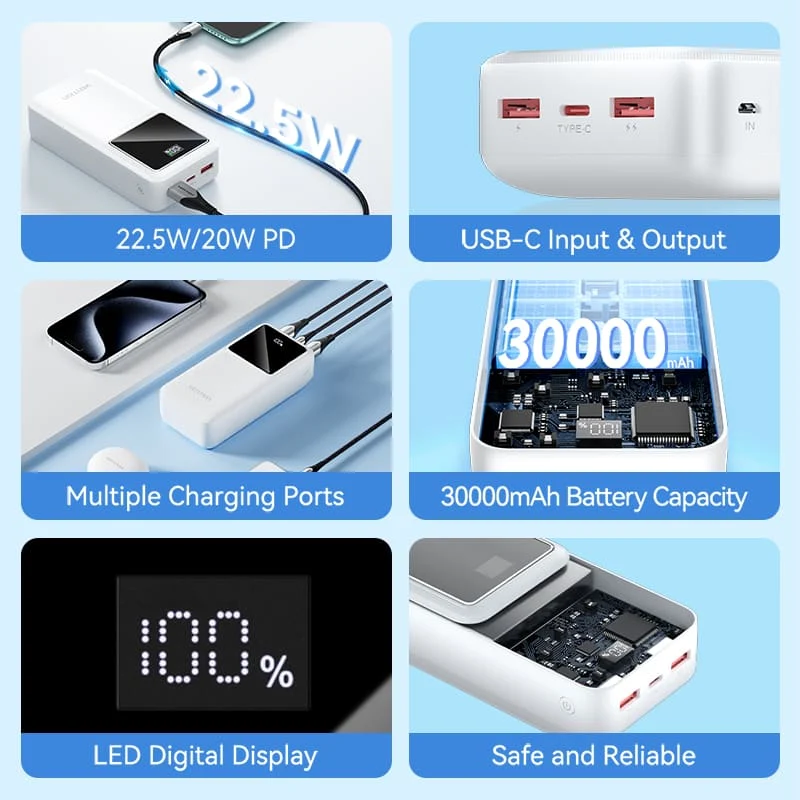 Vention 30000mAh Power Bank 22.5W - Image 4