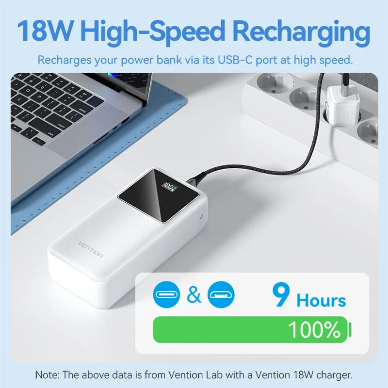 Vention 30000mAh Power Bank 22.5W - Image 9