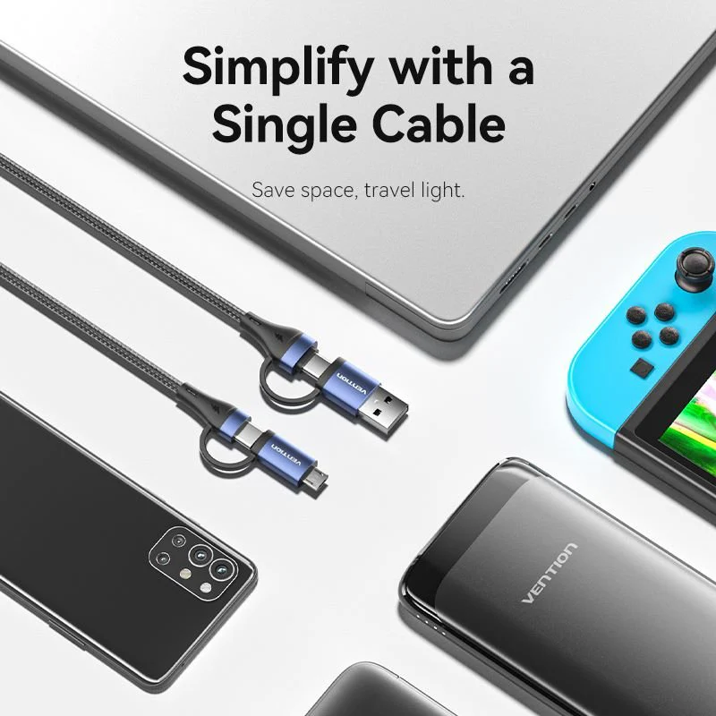 Vention 4-in-1 USB 2.0 Cable - Image 10