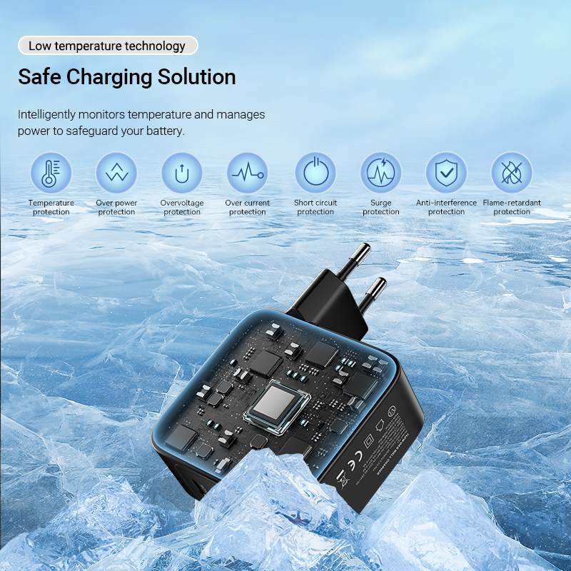 Vention 4-Port USB (C + C + C + A) GaN Charging Kit (140W/140W/30W/30W) EU-Plug - Image 11