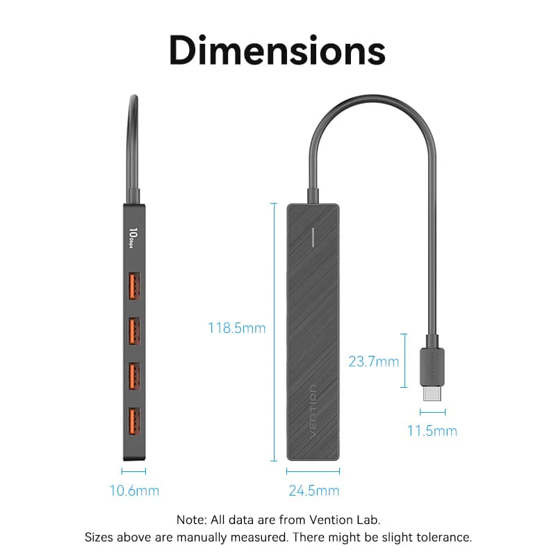 Vention 5-in-1 USB 3.2 Gen 2 Hub - Image 10