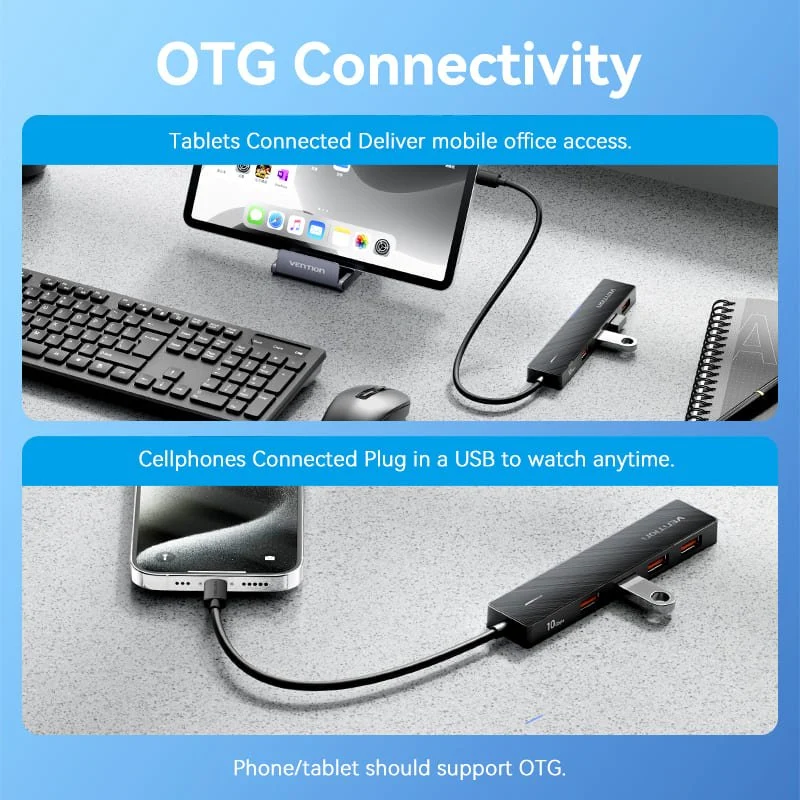 Vention 5-in-1 USB 3.2 Gen 2 Hub - Image 8