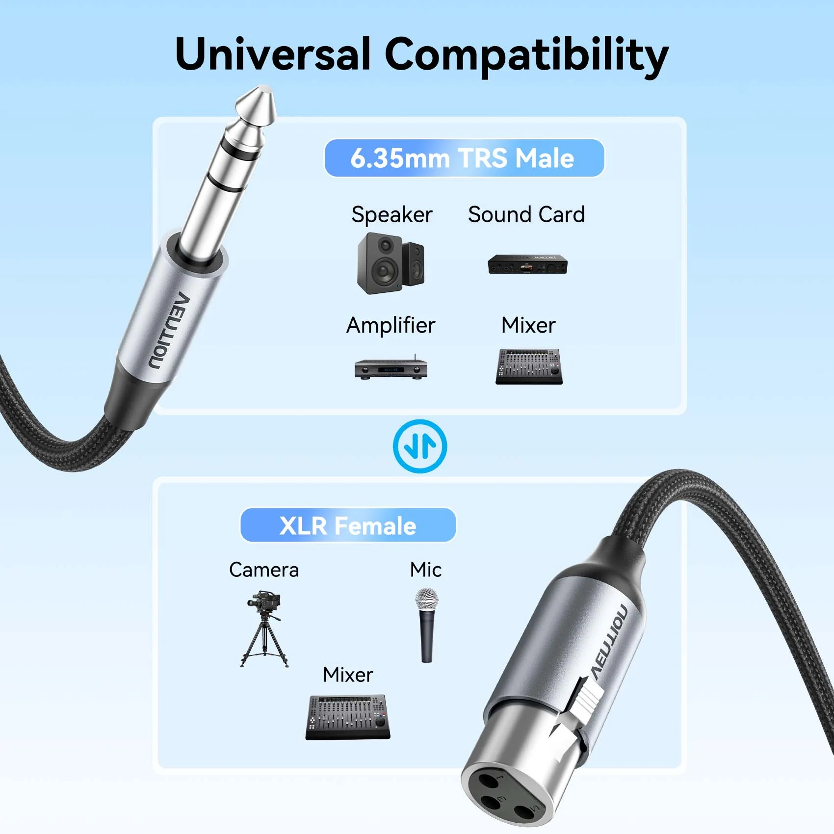 Vention 6.35mm Male to XLR Female Audio Cable - Image 10