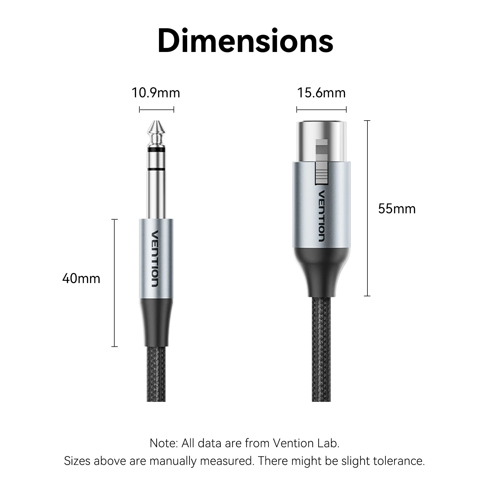 Vention 6.35mm Male to XLR Female Audio Cable - Image 12