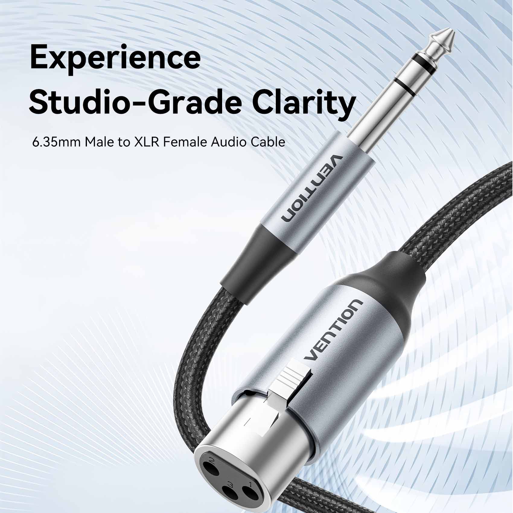 Vention 6.35mm Male to XLR Female Audio Cable - Image 2