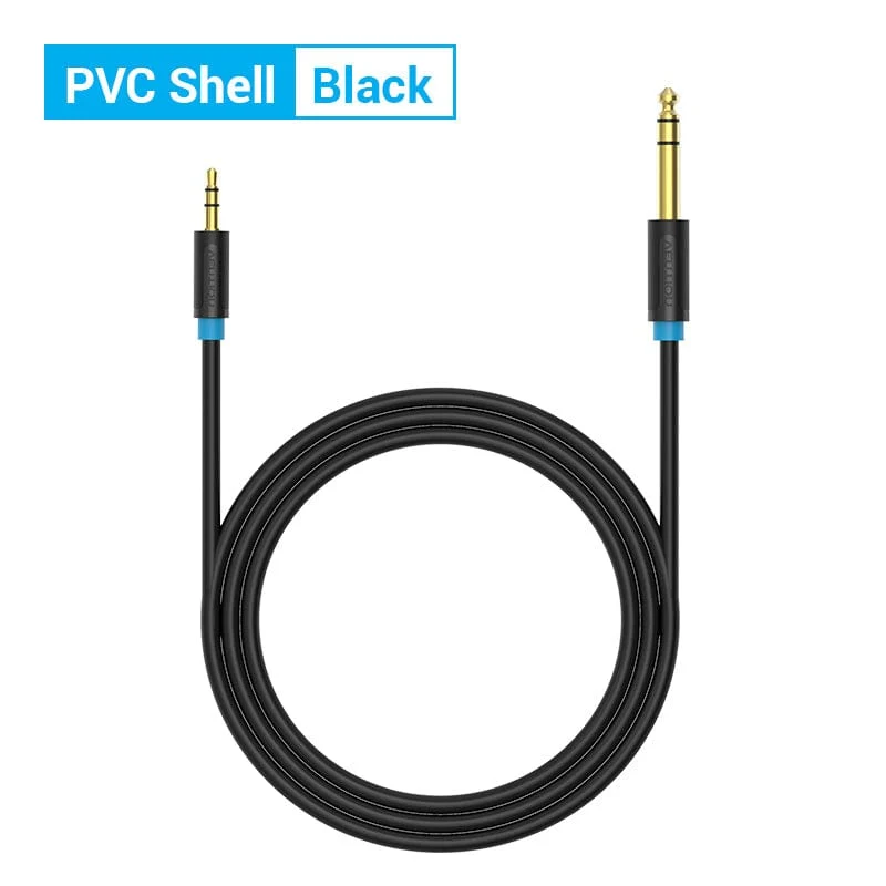 Vention 6.5 to 3.5 Jack Aux Cable Adapter for Speaker Guitar Amplifier TRS Audio Cable Jack 3.5mm to 6.5mm Audio Cable Auxiliar - Image 2