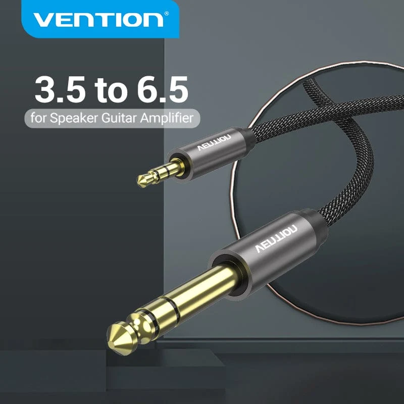 Vention 6.5 to 3.5 Jack Aux Cable Adapter for Speaker Guitar Amplifier TRS Audio Cable Jack 3.5mm to 6.5mm Audio Cable Auxiliar - Image 5