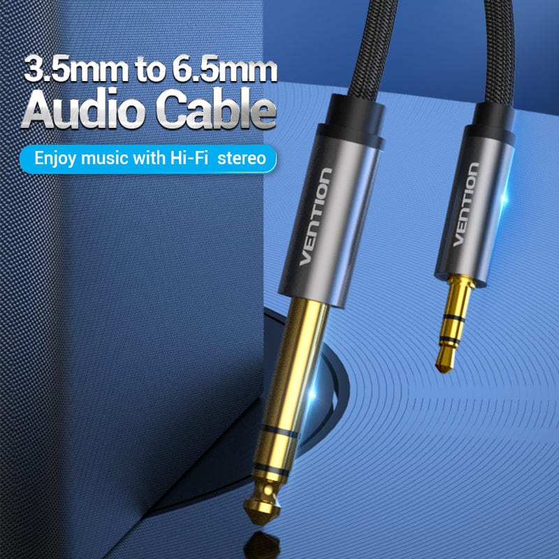Vention 6.5 to 3.5 Jack Aux Cable Adapter for Speaker Guitar Amplifier TRS Audio Cable Jack 3.5mm to 6.5mm Audio Cable Auxiliar - Image 8