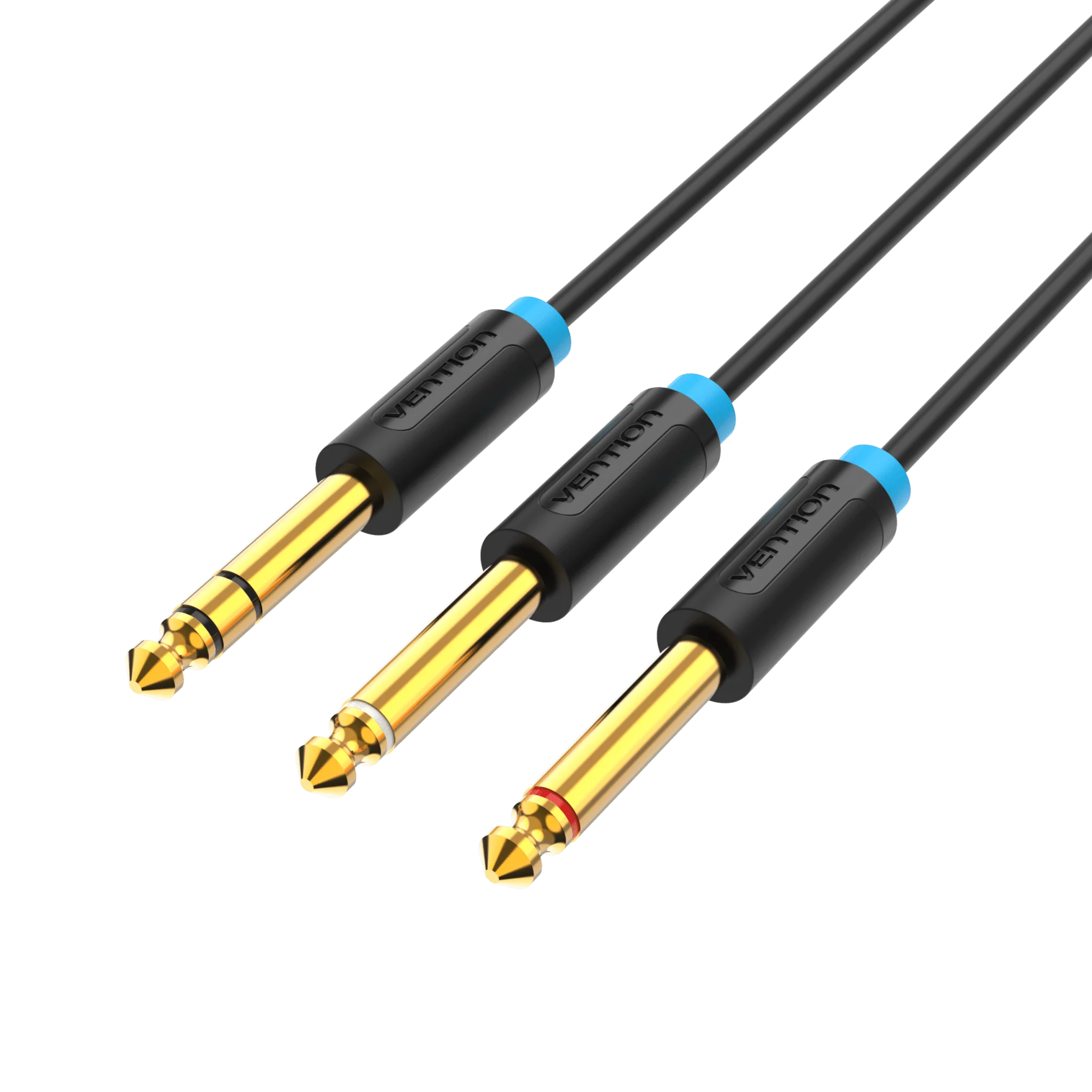 Vention 6.5mm to Double 6.5mm Audio Cable Male to Male Aux Cable for Mixer Speaker Amplifier 6.5 to 6.5 TRS Cable Audio