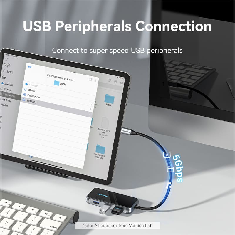 Vention 7-in-1 USB-C Docking Station - Image 6