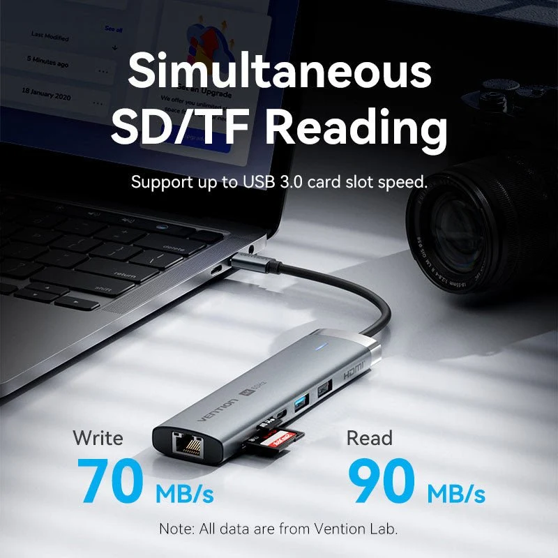 Vention 9-in-1 USB-C Docking Station - Image 7