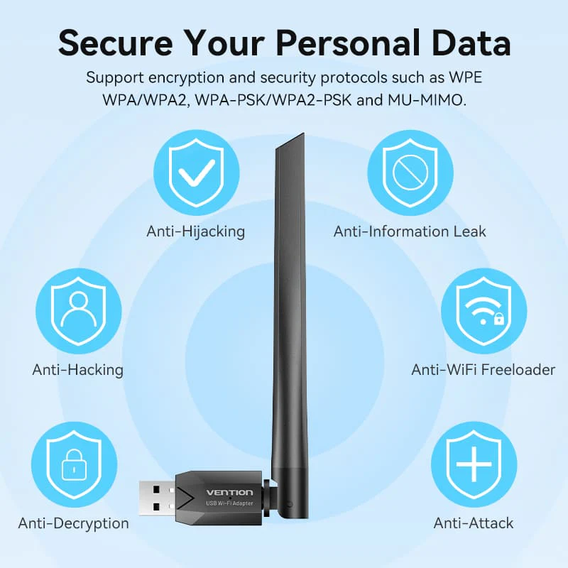 Vention USB Wi-Fi Adapter - Image 4