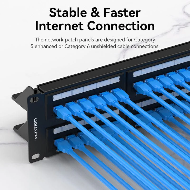 Vention Cat.5E 48 Ports UTP Patch Panel - Image 3