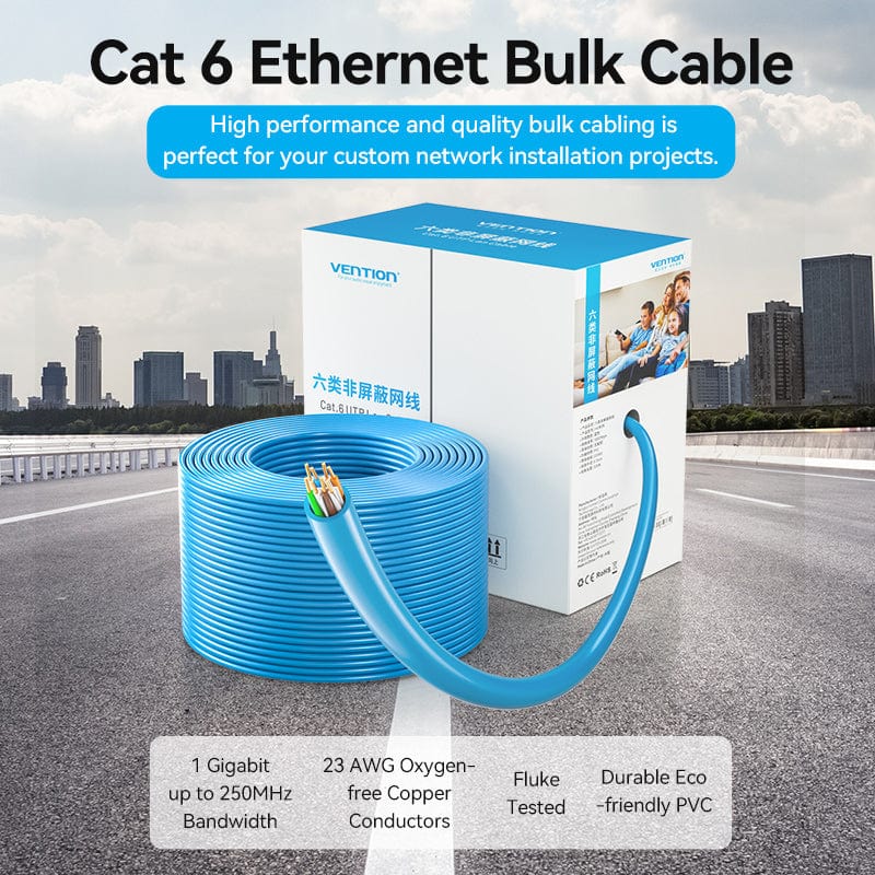 Vention Cat.6 UTP Lan Cable 305M Blue - Image 2
