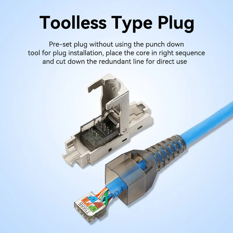 Vention Cat6A Shielded RJ45 Modular Plug - Image 4