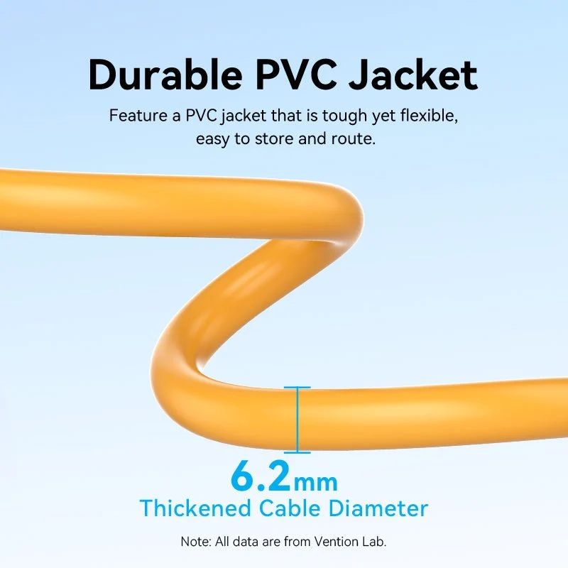 Vention Cat.6A SFTP Patch Cable Yellow - Image 8