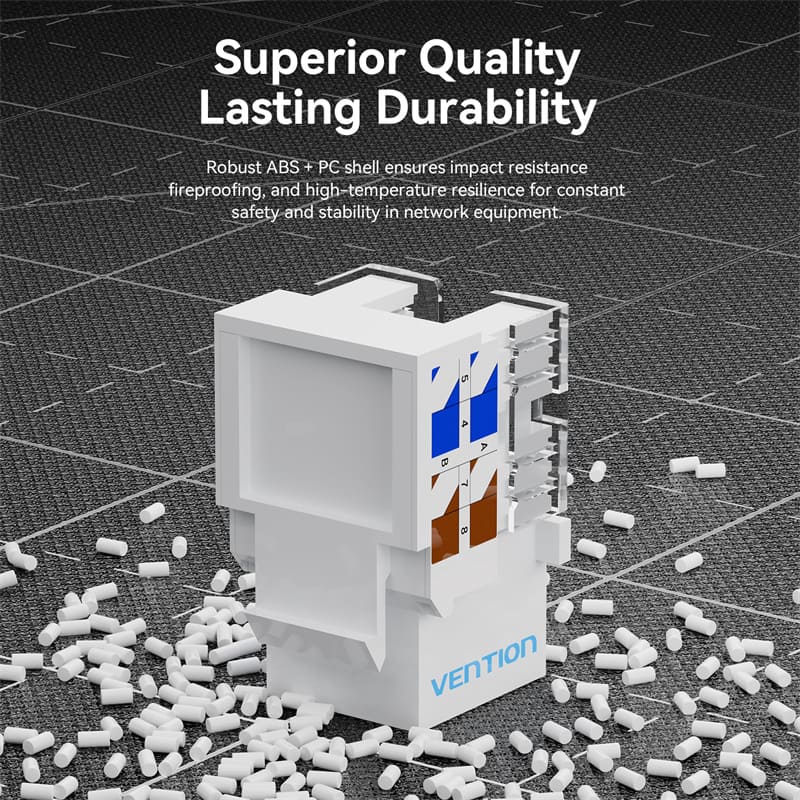 Vention Cat5e Unshielded Keystone Jack - Image 3