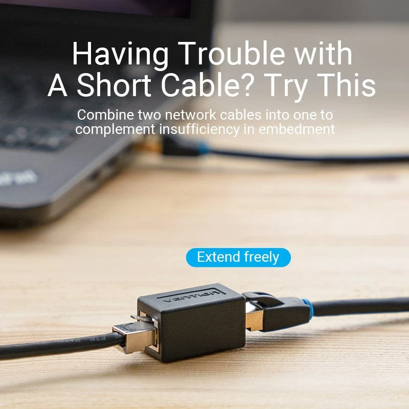 Vention Cat6 Shielded Inline Coupler - Image 6