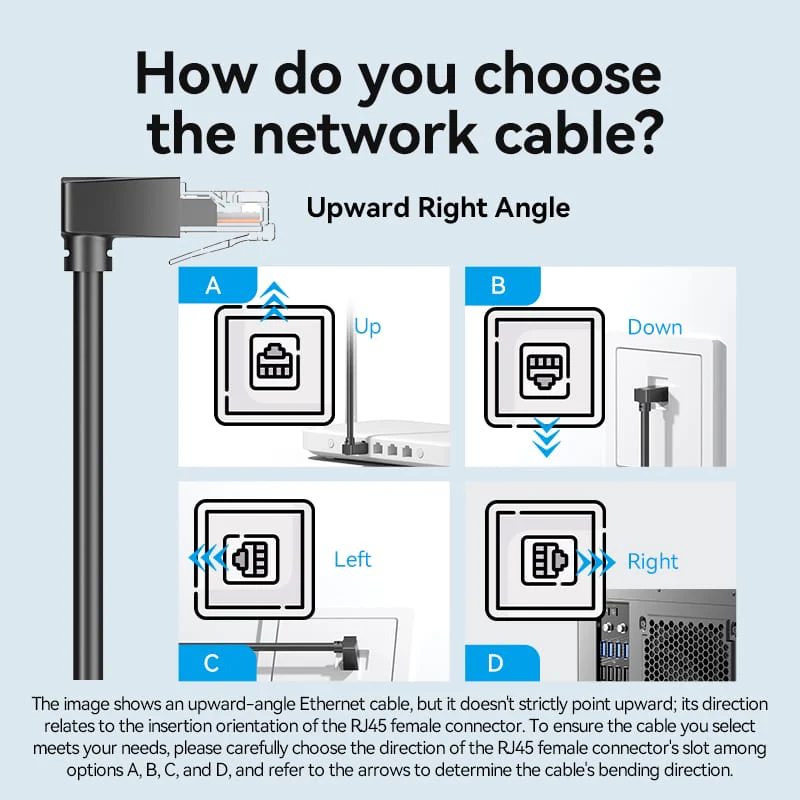 Vention Cat6 UTP Right Angle Ethernet Patch Cable - Image 13