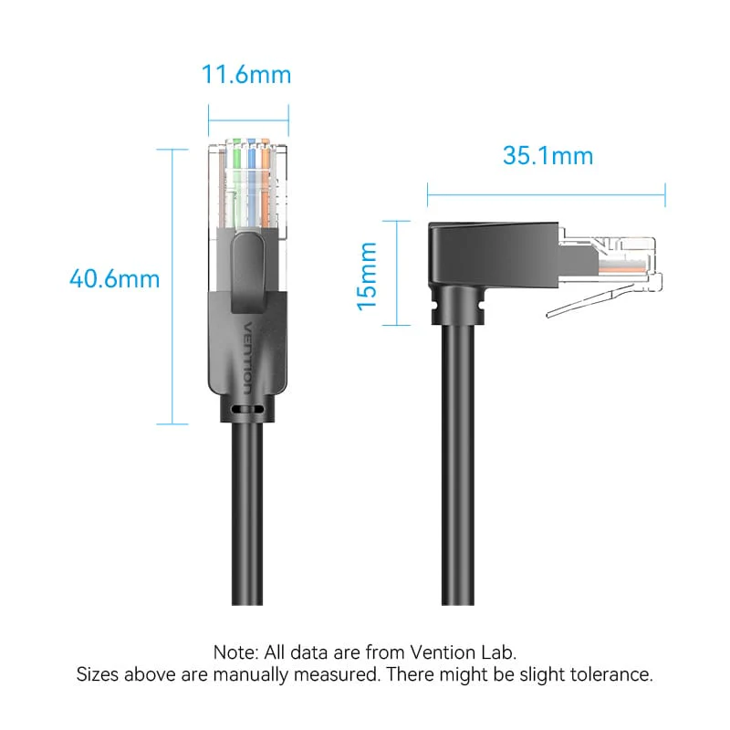 Vention Cat6 UTP Right Angle Ethernet Patch Cable - Image 15
