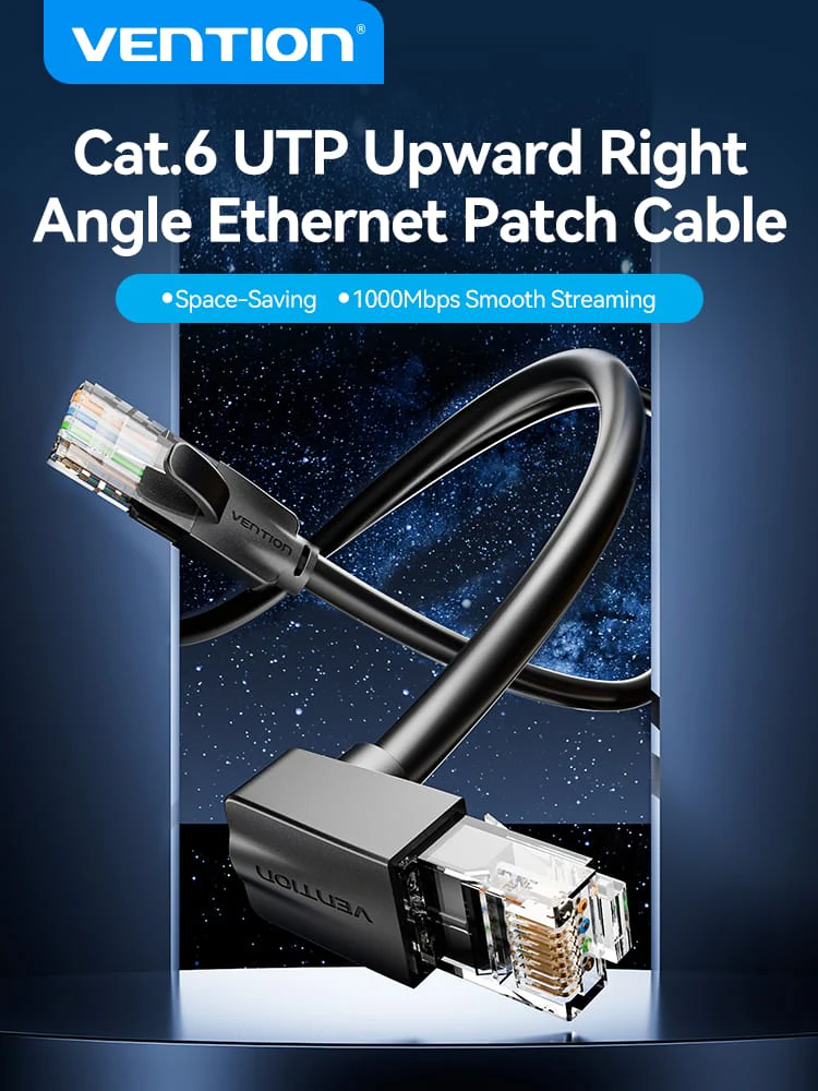 Vention Cat6 UTP Right Angle Ethernet Patch Cable - Image 17