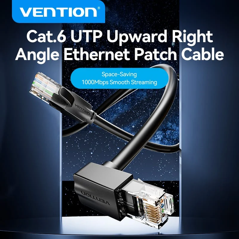 Vention Cat6 UTP Right Angle Ethernet Patch Cable - Image 18