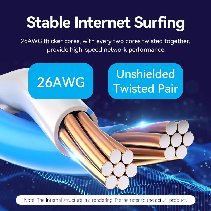 Vention Cat6 UTP Right Angle Ethernet Patch Cable - Image 8