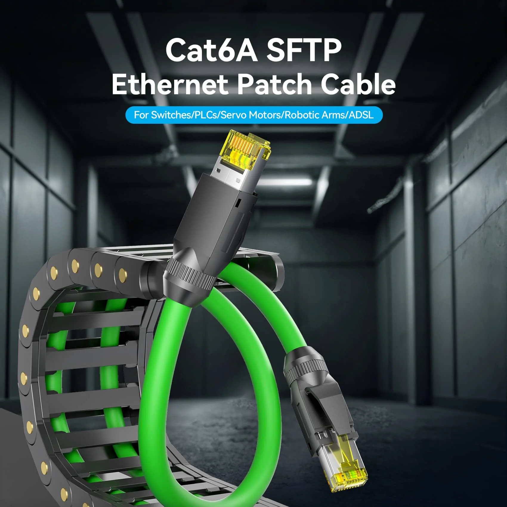 Vention Cat6A SFTP Ethernet Patch Cable - Image 2