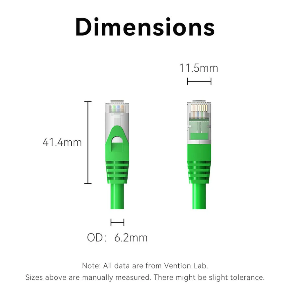 Vention Cat6A SFTP Ethernet Patch Cable - Image 14