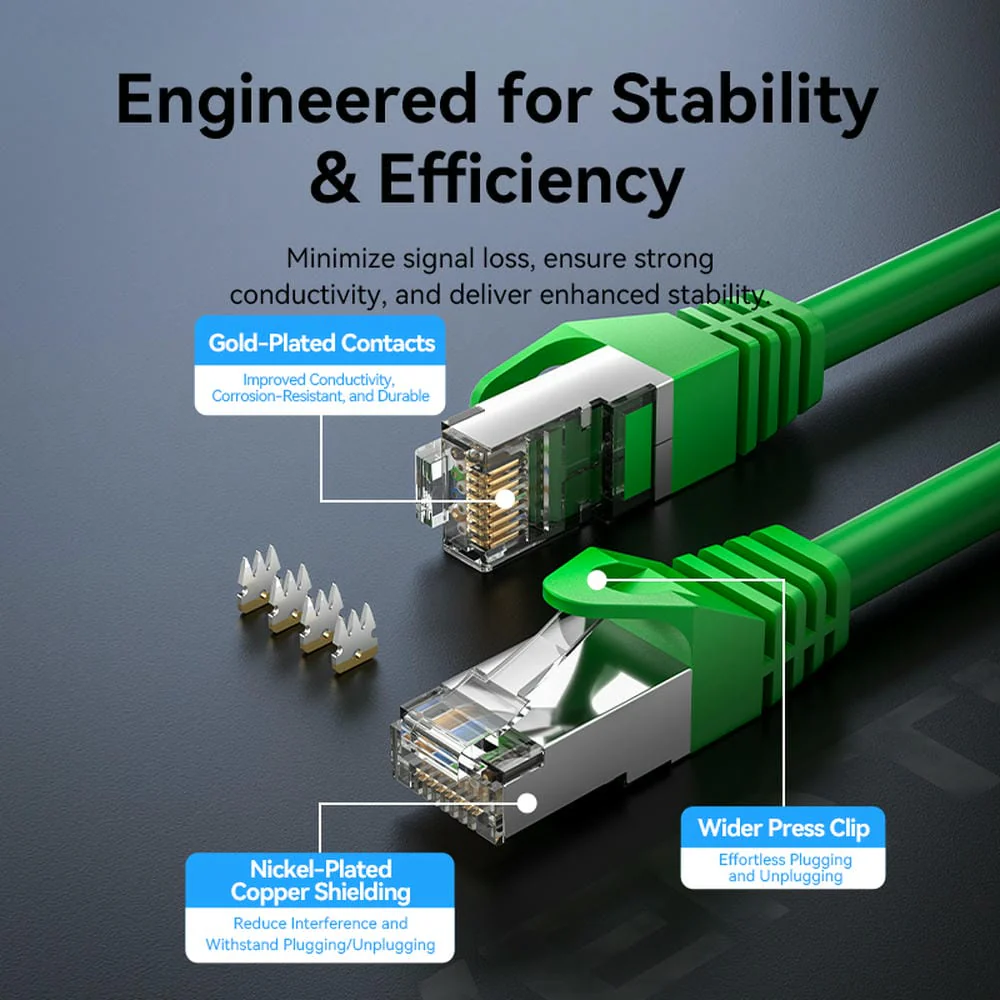 Vention Cat6A SFTP Ethernet Patch Cable - Image 7