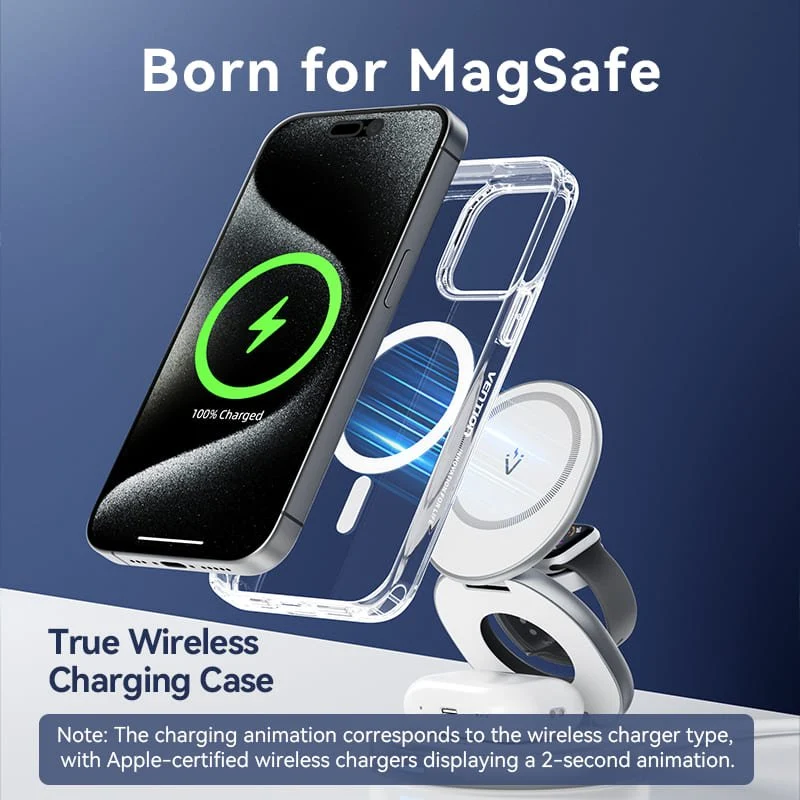 Vention Concise Impact Case for iPhone 13 with MagSafe Transparent - Image 9