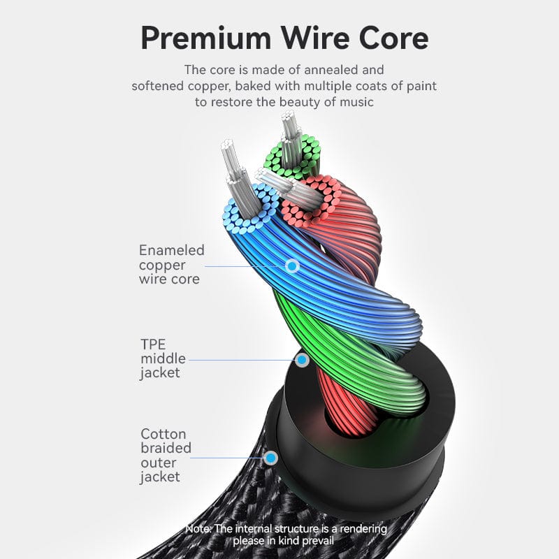 Vention 3.5mm Male to Male Audio Cable - Image 4