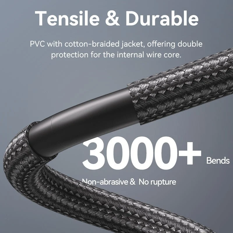 Cotton Braided 4K HDMI™ Male to Male Cable - Image 10