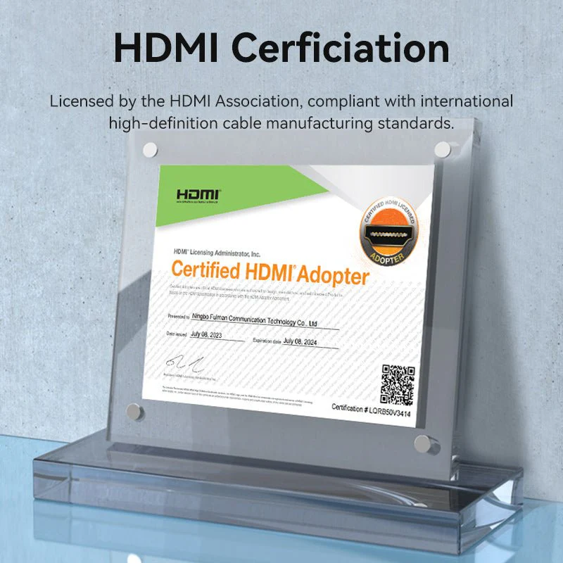 Cotton Braided 4K HDMI™ Male to Male Cable - Image 11